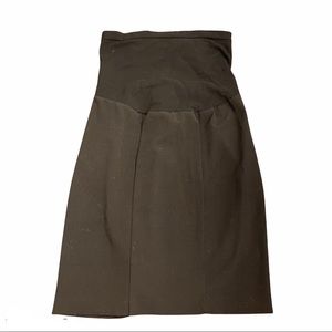 Comfortable Motherhood black maternity skirt S